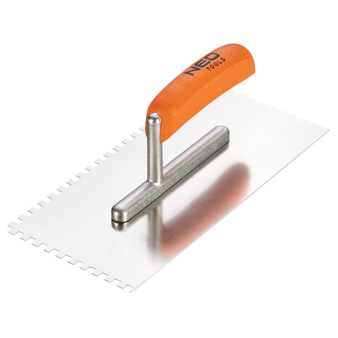 NEO TOOLS Truelle Dentelée 8x8x8 mm manche hêtre
