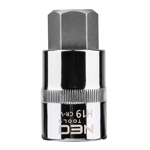 NEO TOOLS 08-778 douille 1/2" H19 six pans acier CrV
