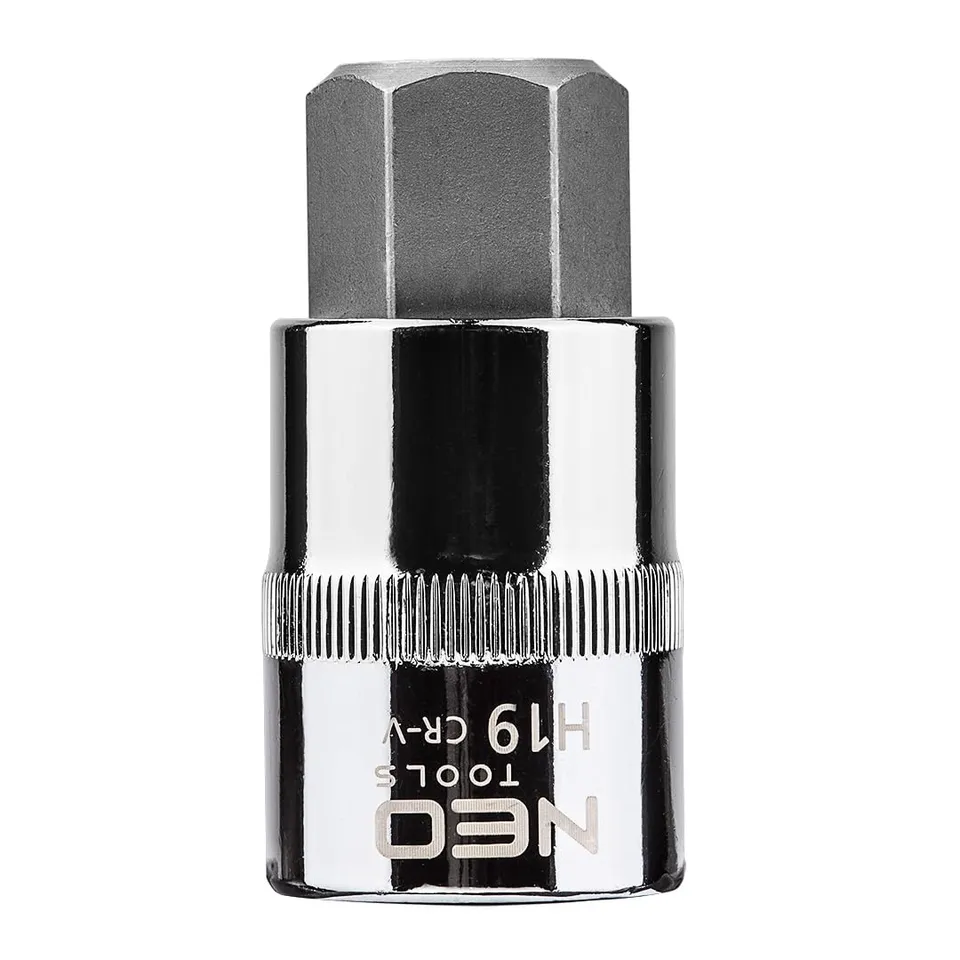 NEO TOOLS 08-778 douille 1/2" H19 six pans acier CrV