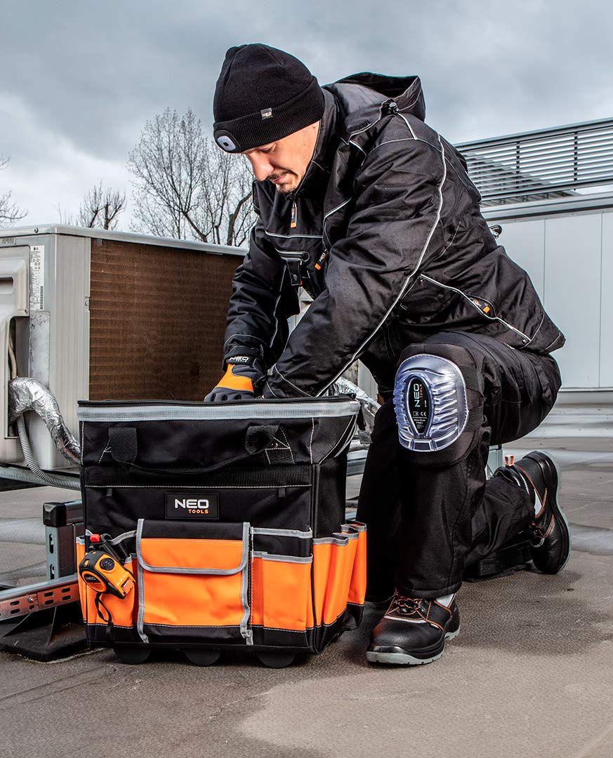 NEO TOOLS veste d'hiver travail noire doublée chaude