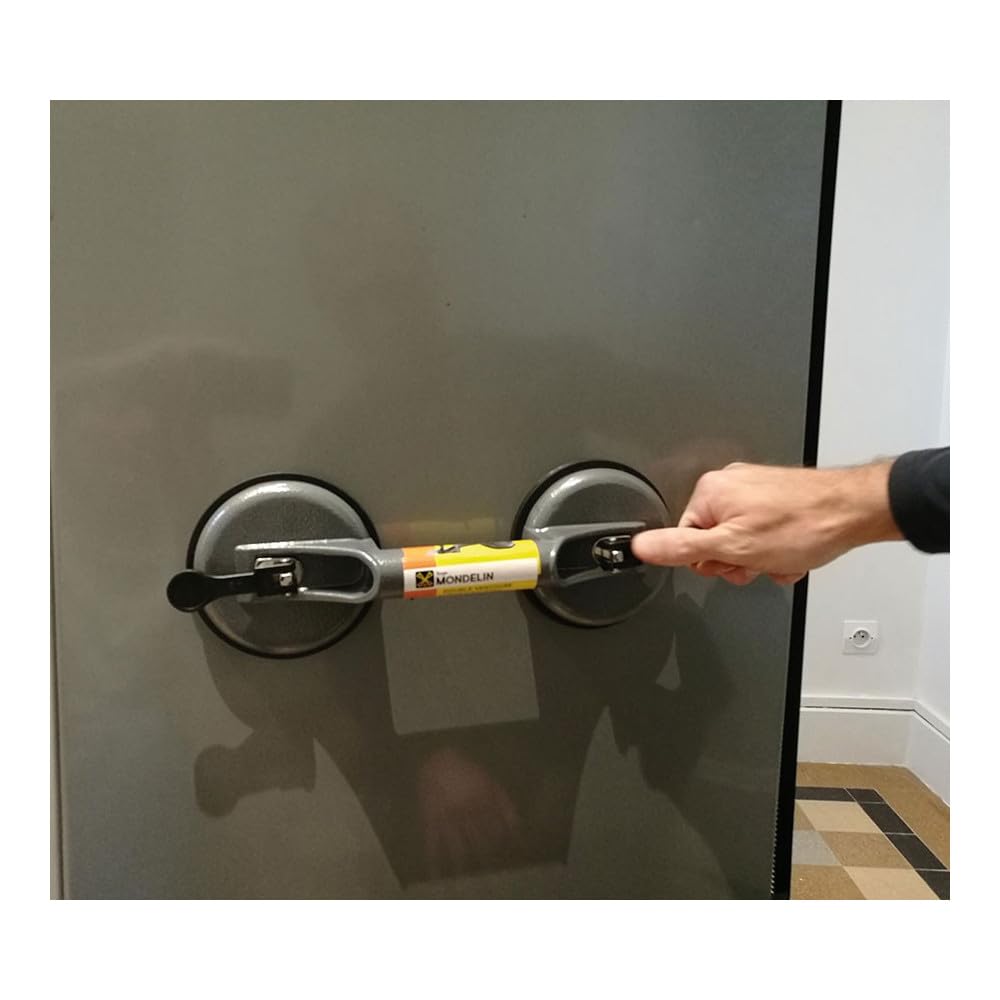 Mondelin double ventouse caoutchouc carrelage vitre panneaux