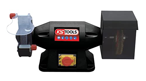 KS Tools Touret 900 W Meule Brosse 200 mm affûtage atelier