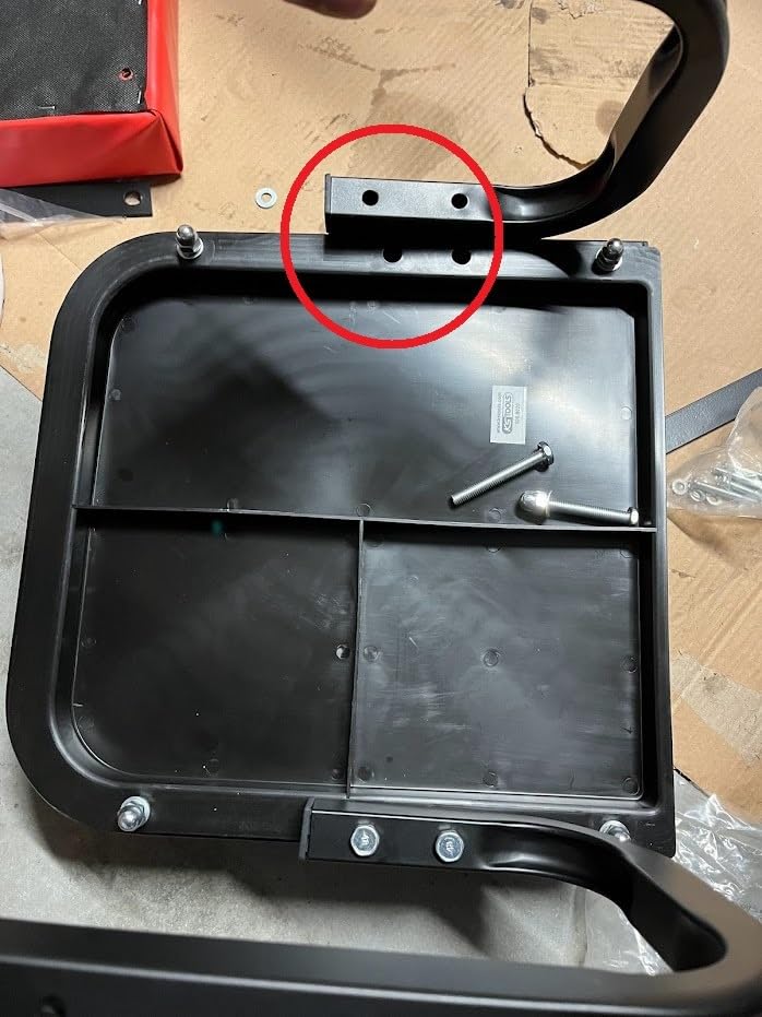 KS Tools 500.8020 Tabouret d'atelier à roulettes avec plateau