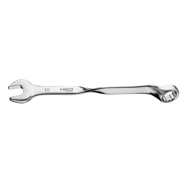 NEO TOOLS clé mixte torsadée 15 mm 90°