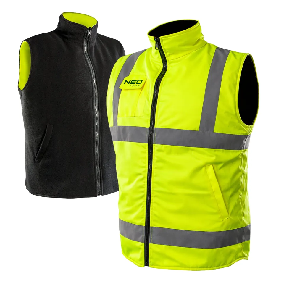 NEO Tools gilet sécurité jaune réversible réfléchissant