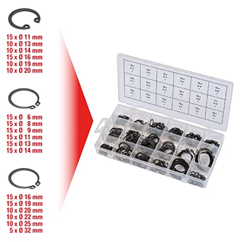 KS Tools 970.0310 circlips internes externes 225 pcs