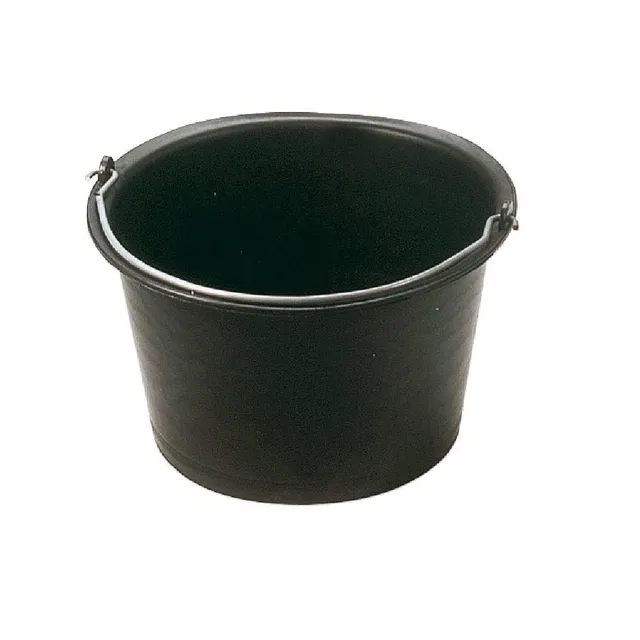 Mondelin 341040 seau 14L plastique noir carreleur