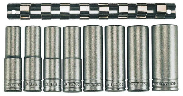 Teng Tools coffret 8 douilles longues 1/2" 6 pans