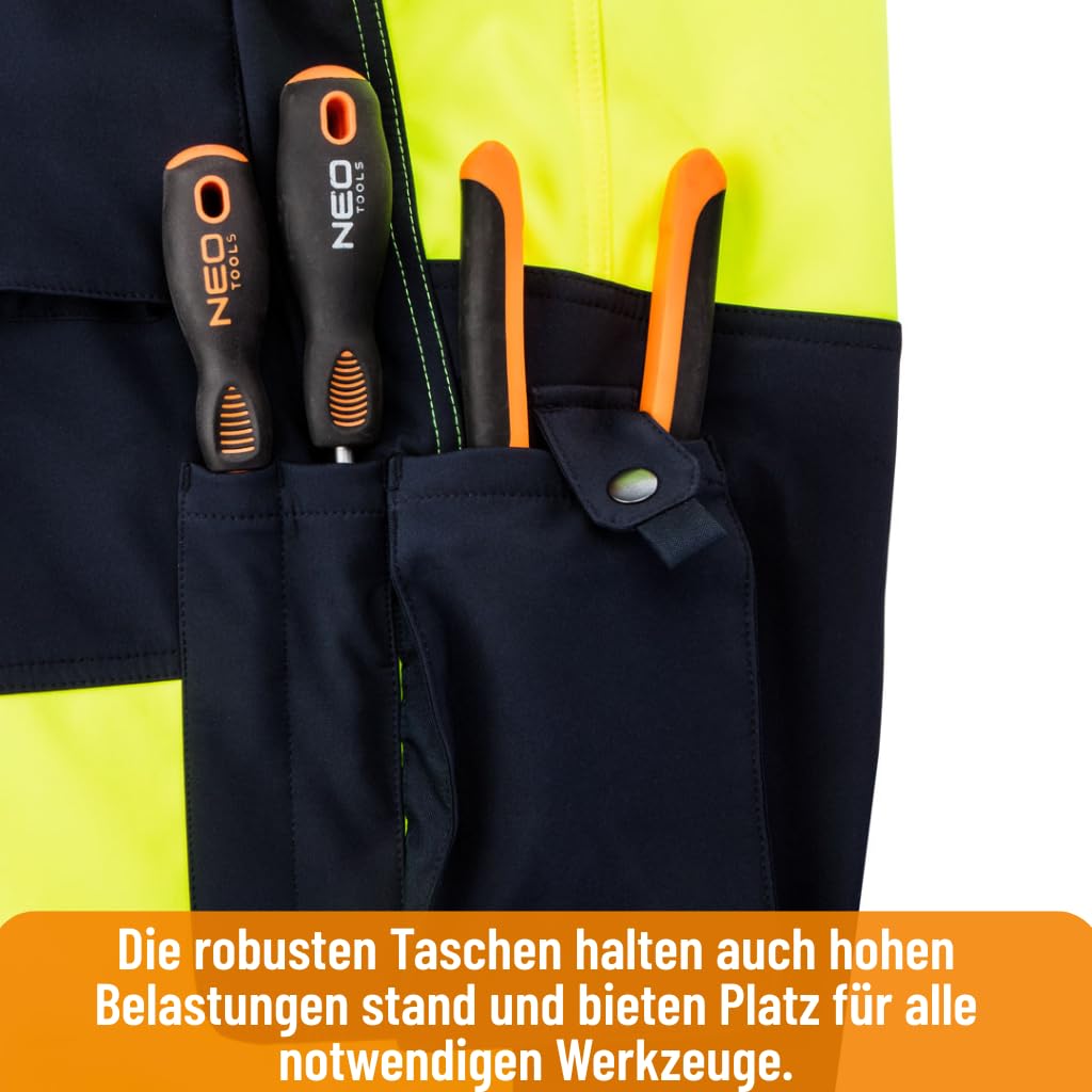 NEO TOOLS 81-721 veste haute visibilité jaune fluo imperméable