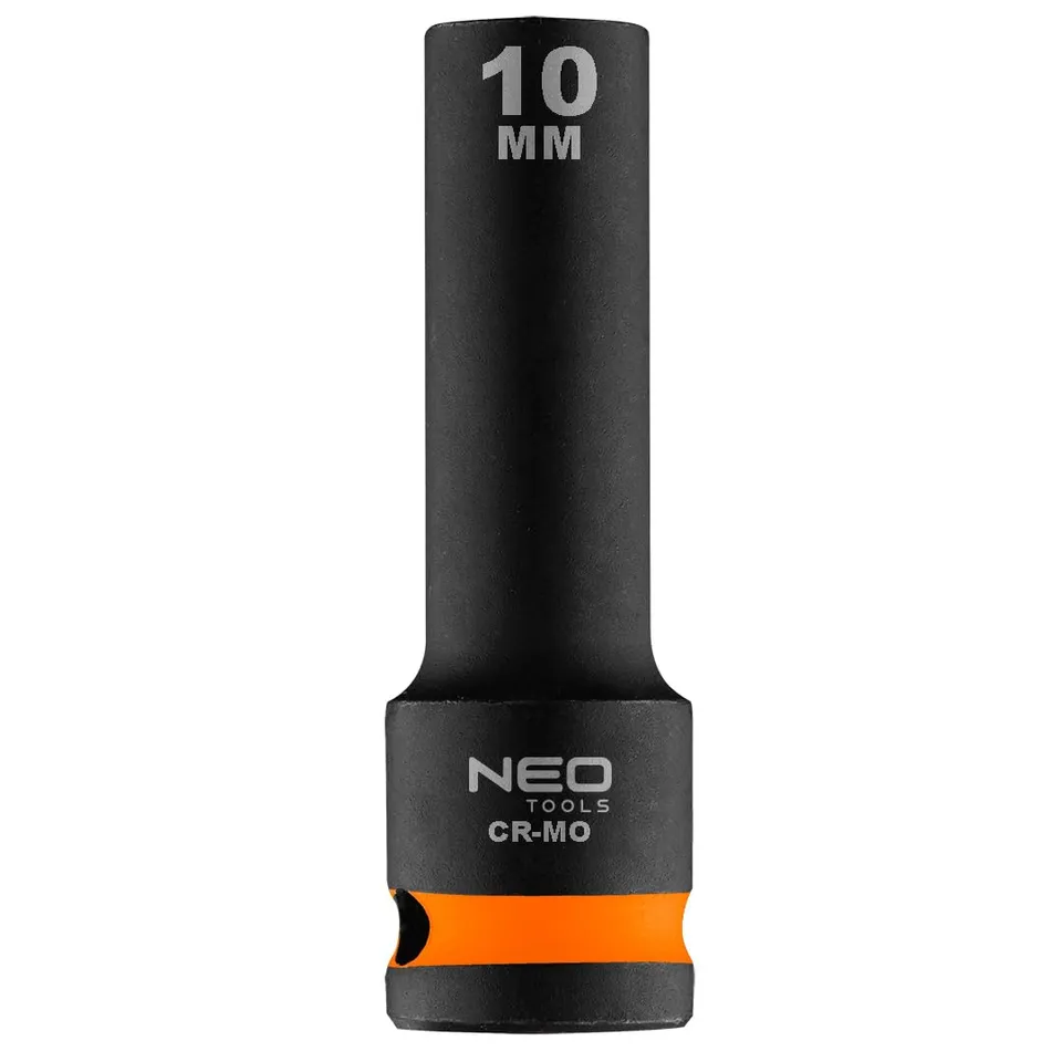 NEO TOOLS Douille à choc longue 1/2" 10 mm Cr-Mo
