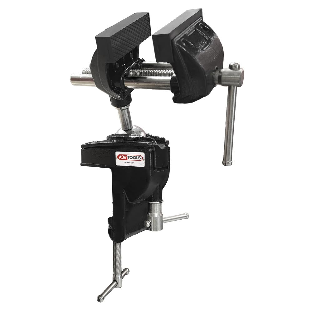 KS Tools 914.0144 étau mors parallèles 100 mm tournant