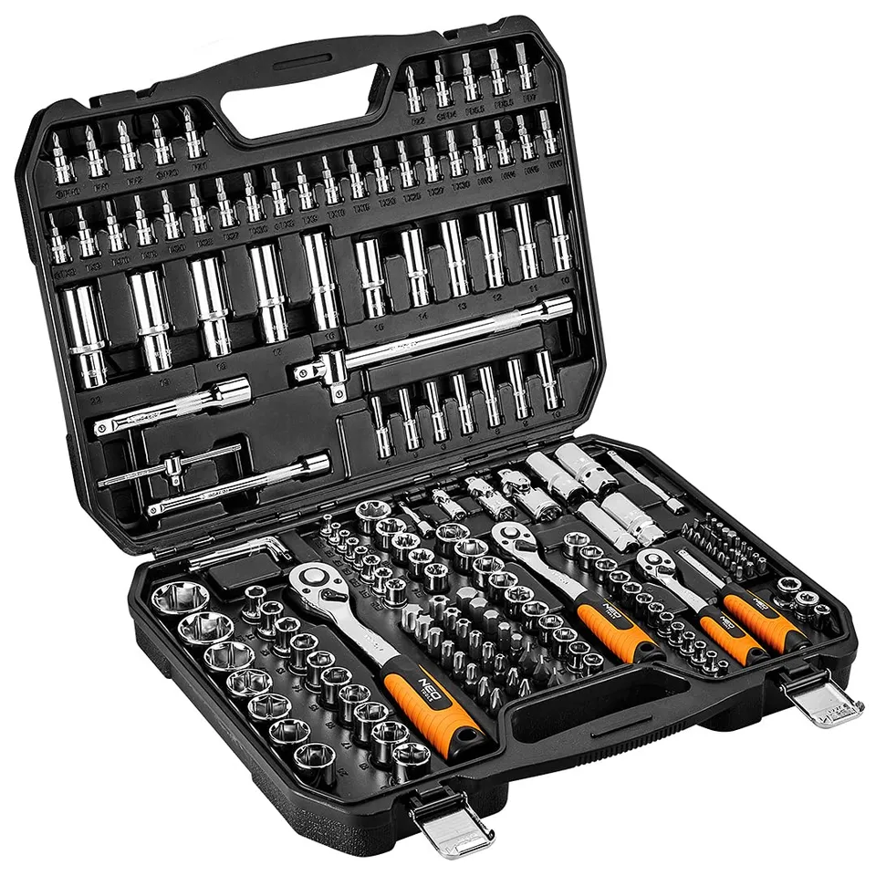 NEO TOOLS 08-680 coffret douilles 182 pièces 1/4-1/2
