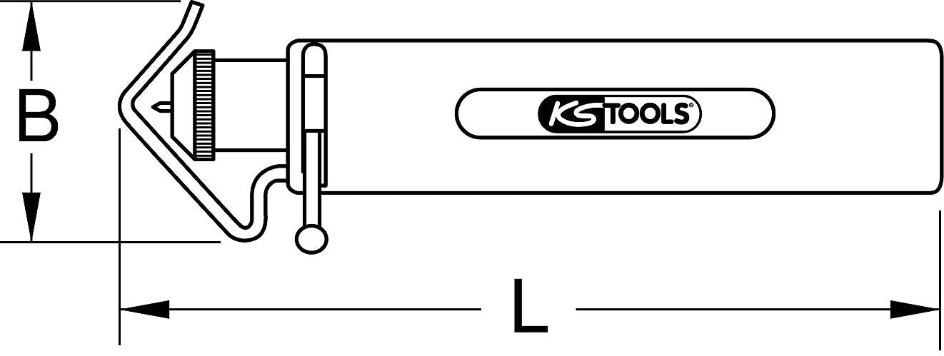 KS Tools 115.1256 outil à dénuder fils 8-28 mm