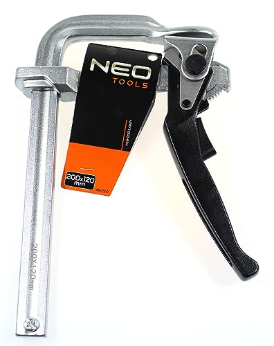 NEO TOOLS Serre-joint charpentier 200x120 mm cliquet