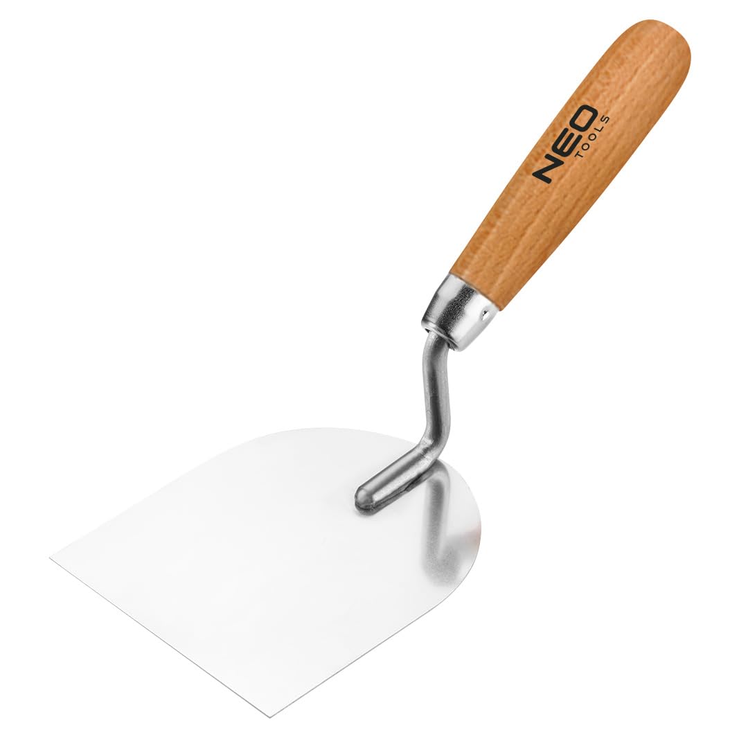 NEO TOOLS truelle fer à cheval 120 mm inox manche bois
