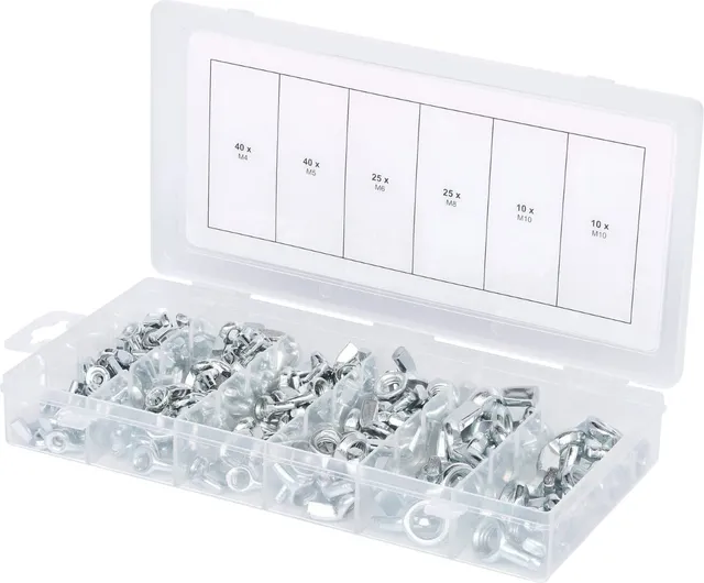 KS Tools 970.0470 assortiment écrous papillon 150 pcs