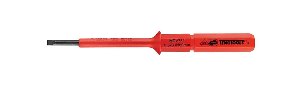Teng Tools 3mm tournevis isolé plat lame interchangeable