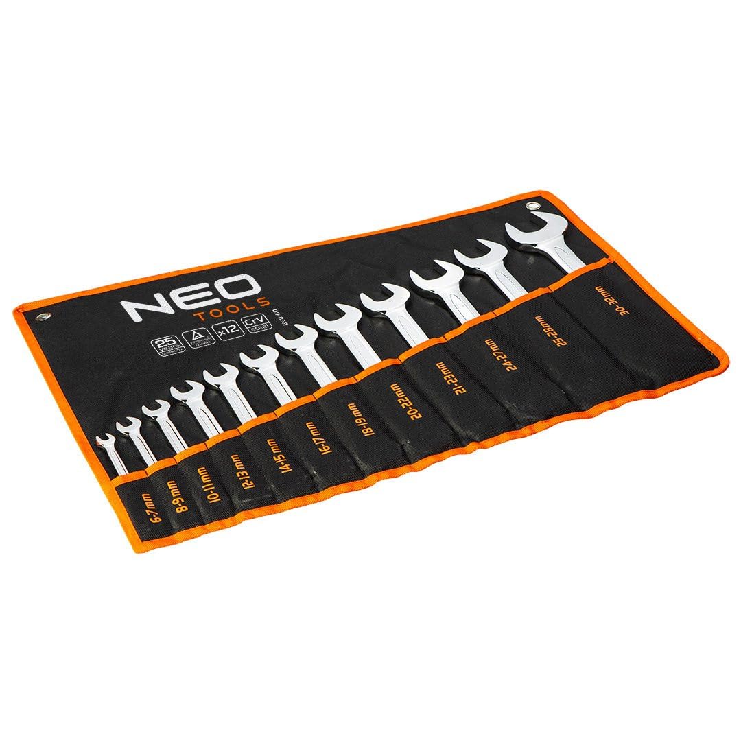NEO TOOLS 09-852 jeu 12 clés mixtes 6-32 mm