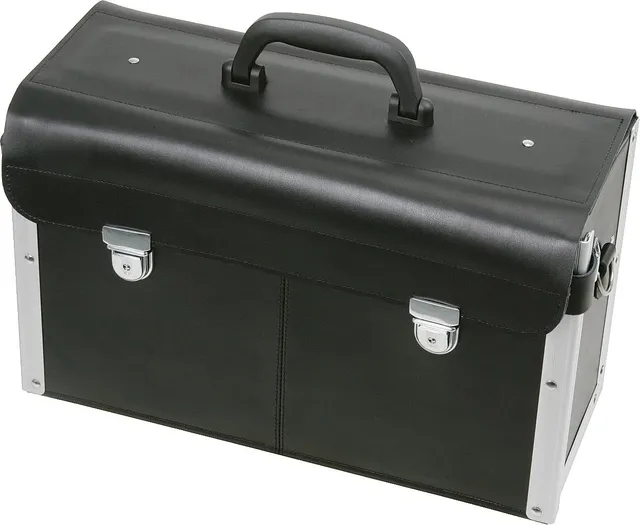 KS TOOLS 850.0310 valise outils cuir 420 mm 18 casiers