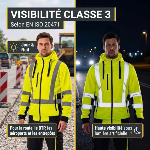 NEO Tools 81-745-L veste travail haute visibilité taille L