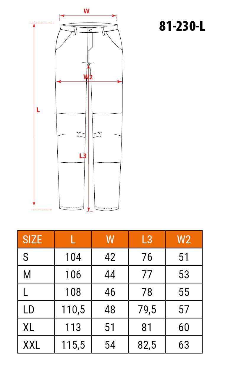 NEO TOOLS pantalon travail 2 en 1 M/50 Oxford