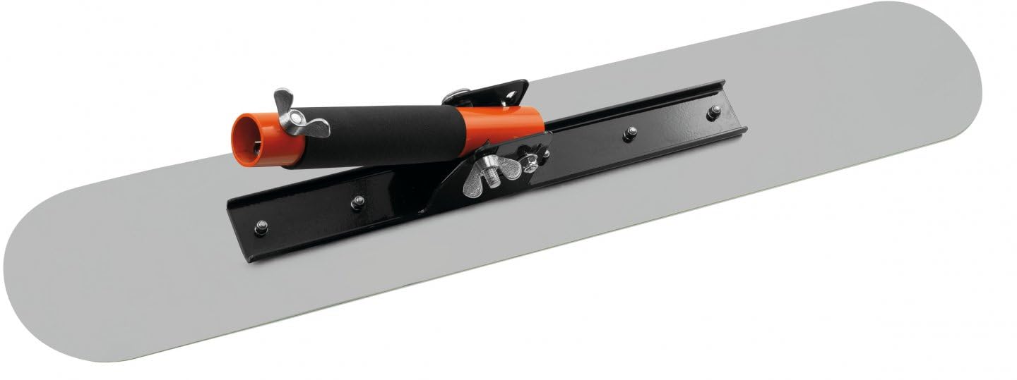 Mondelin lisseuse ronde inox 70 cm manche télescopique