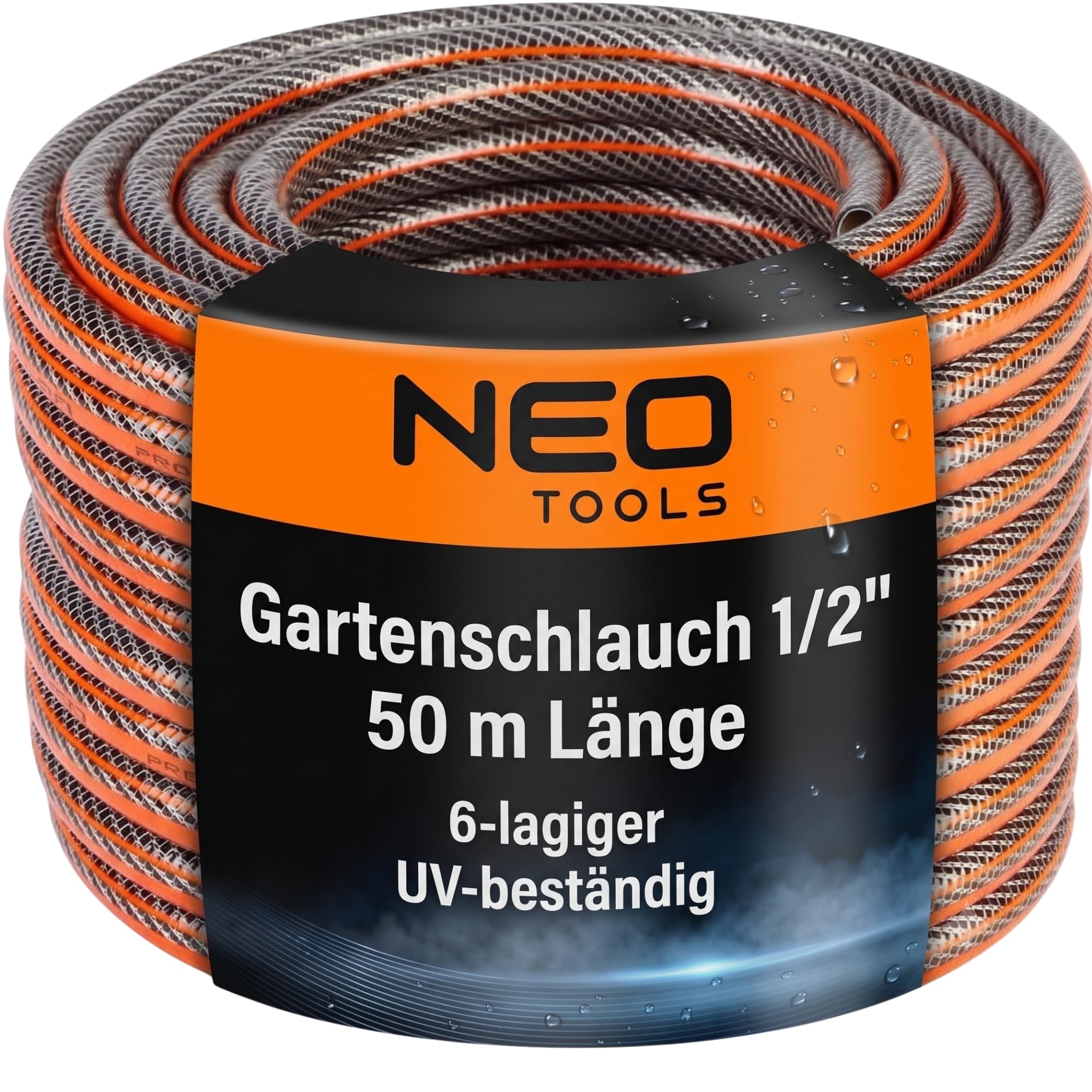 NEO Tools Tuyau Arrosage Pro 1/2" 30 m Orange