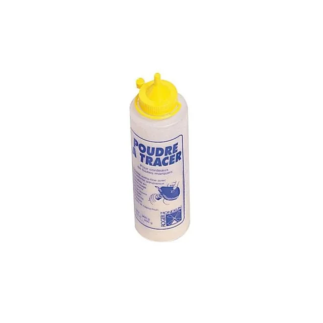 Mondelin poudre à tracer jaune 400 g visibilité chantier