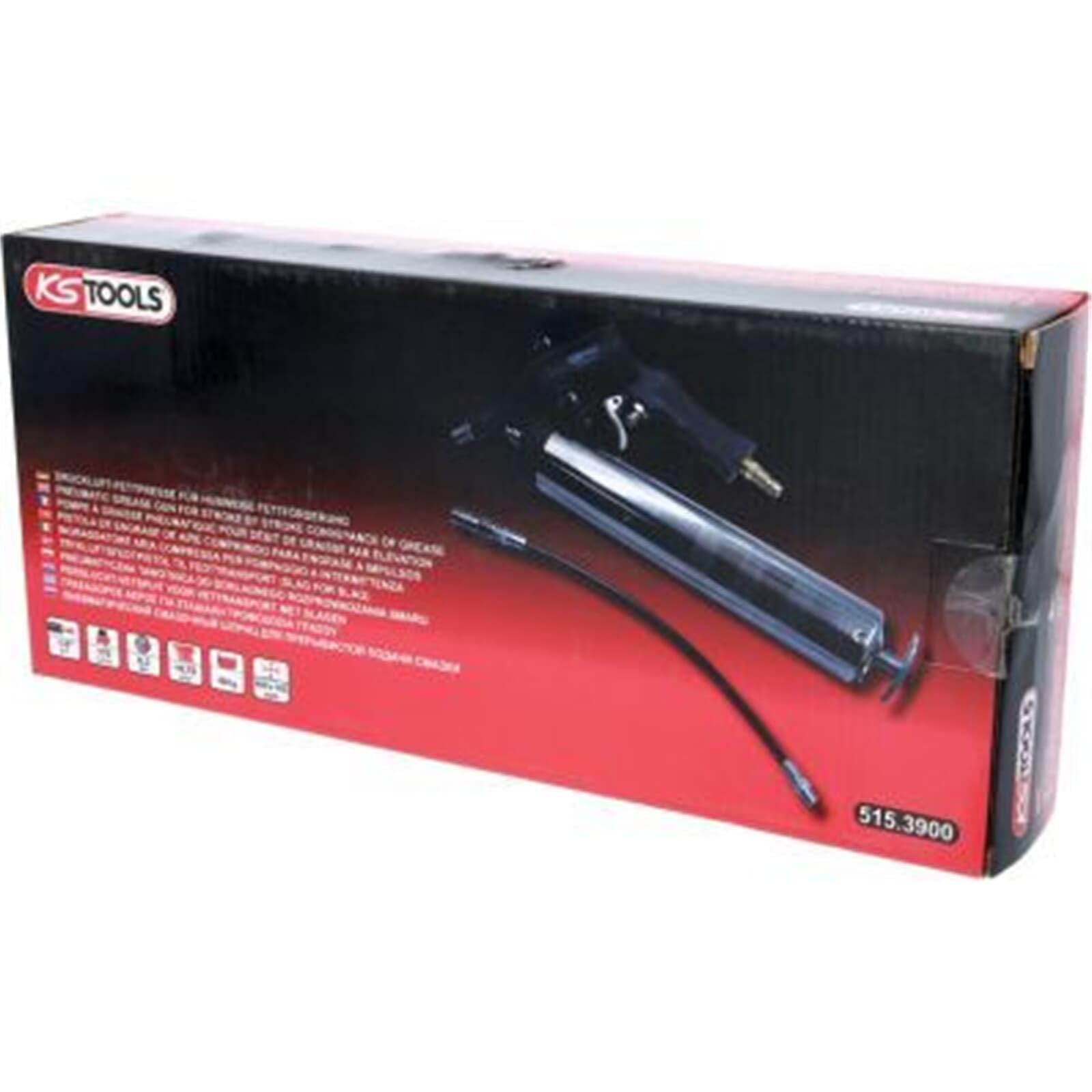 KS Tools 515.3900 pistolet à graisse pneumatique 400 mL