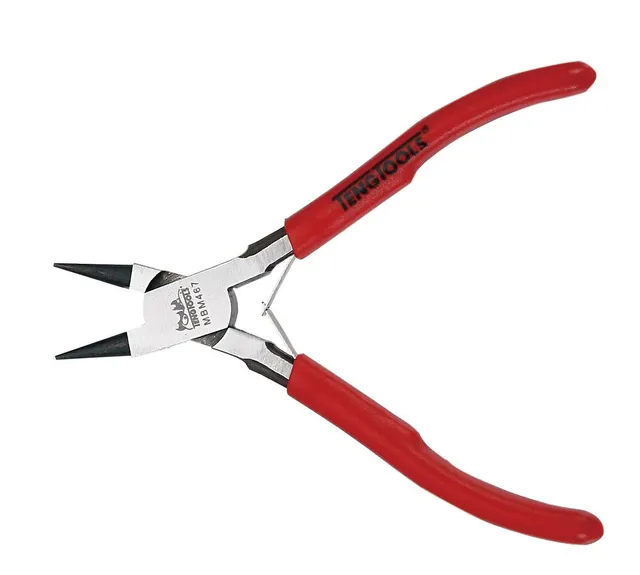 Teng Tools pince à bec rond mini 125 mm électronique