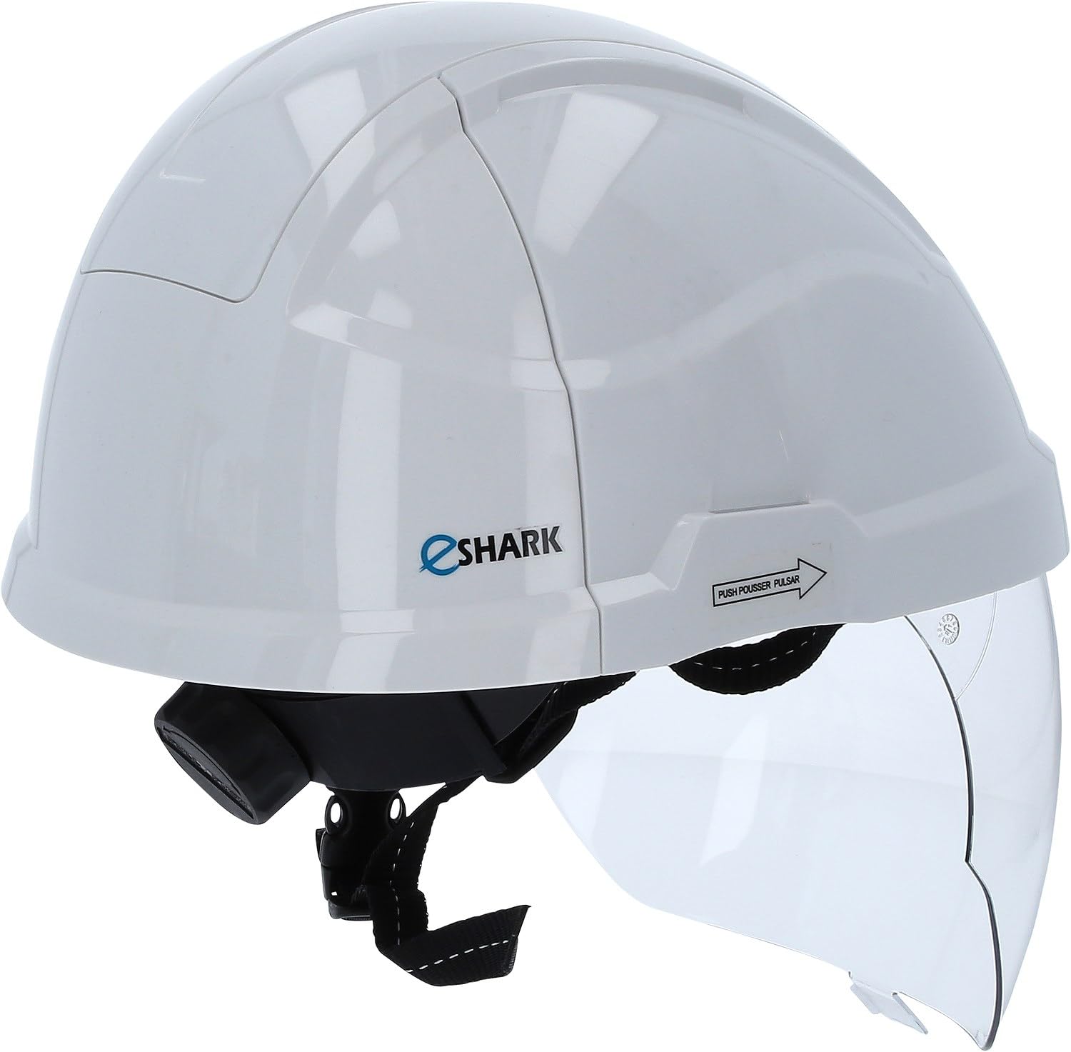 KS Tools 117.0118 casque de travail blanc avec visière
