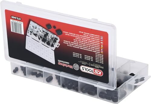 KS Tools 970.0400 assortiment vis sans tête 160 pcs acier