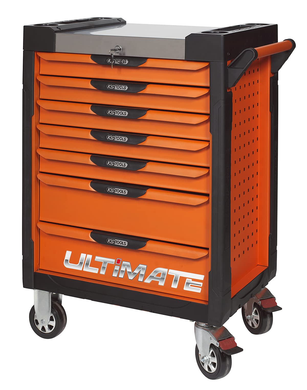 KS Tools Ultimate 804.0007 servante 7 tiroirs bleue inox