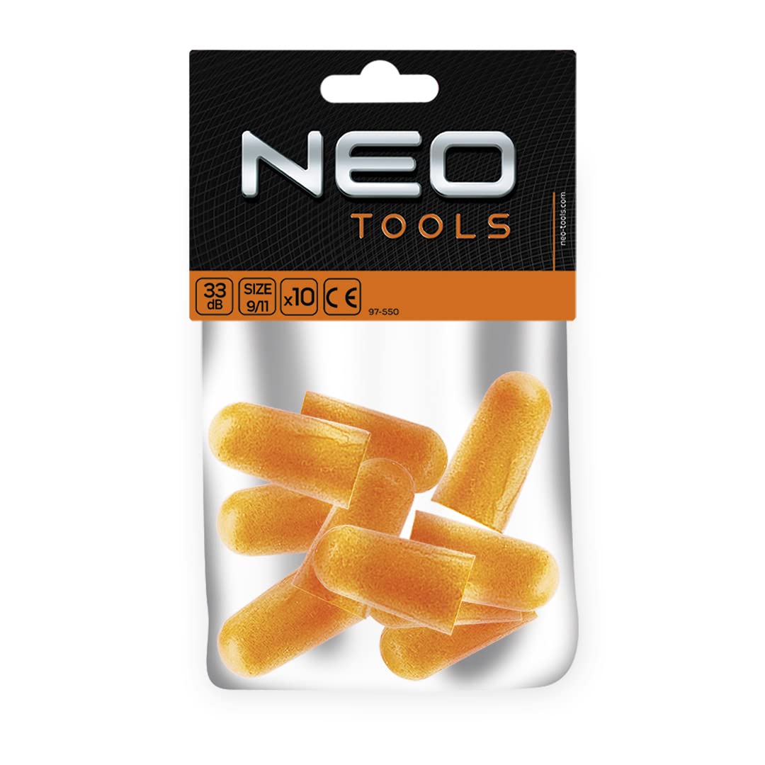 NEO TOOLS Bouchons d'oreilles mousse 33 dB lot de 5 paires
