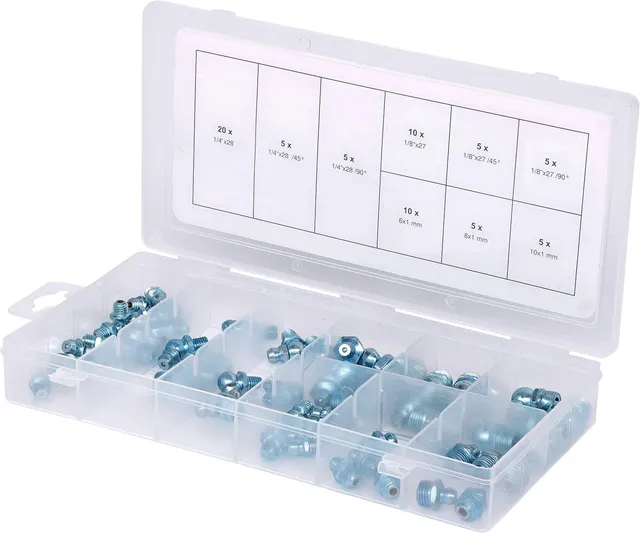KS Tools 970.0360 assortiment graisseurs 70 pièces