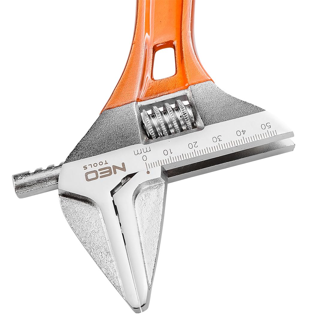 NEO TOOLS clé à molette courte 185 mm 0-53 mm