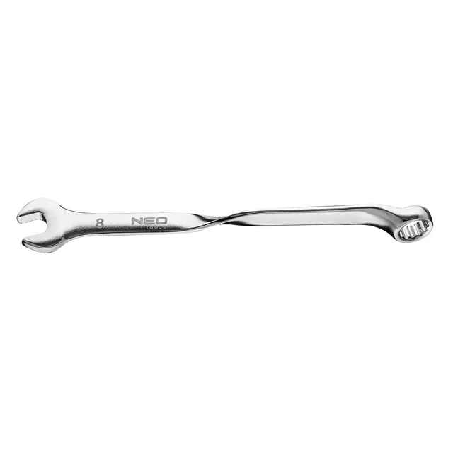 NEO TOOLS 09-779 Clé Mixte 8 mm Torsion 90° Forgée