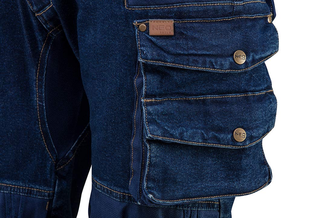 Neo Tools pantalon travail homme cargo XXL multipoches
