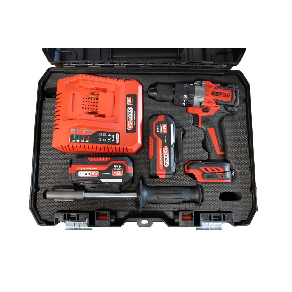 KS Tools 515.4730F perceuse visseuse 18V percussion coffret 2 batteries