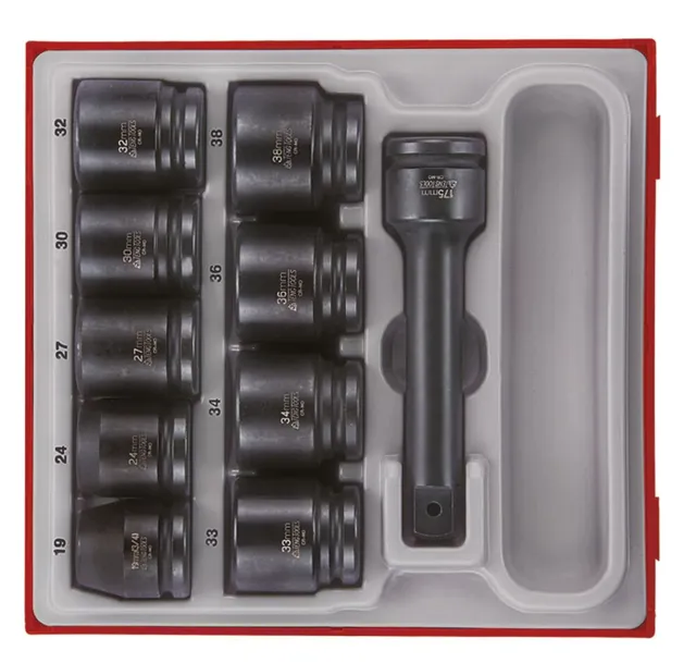 Teng Tools TT TT2 coffret douilles choc 3/4" 16 pièces