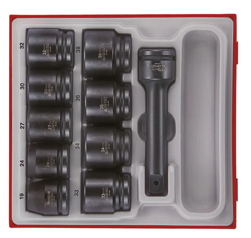 Teng Tools TT TT2 coffret douilles choc 3/4" 16 pièces