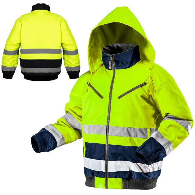 NEO TOOLS X veste travail jaune fluo chaude imperméable