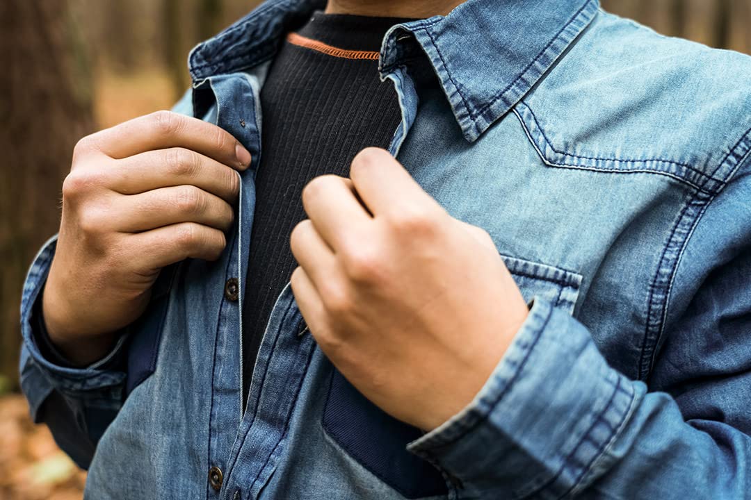 NEO TOOLS t-shirt de travail denim homme XL