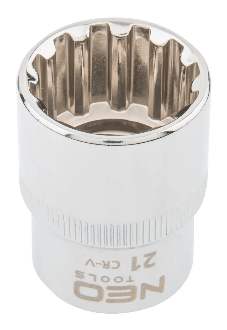 NEO TOOLS 08-593 Douille 1/2" 21 mm Spline Cr-V