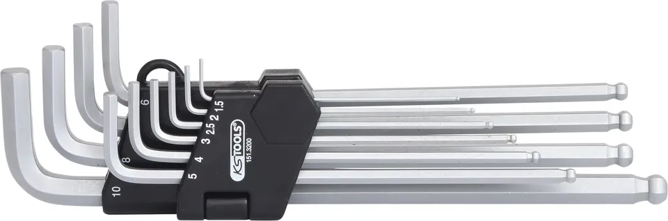 KS Tools 151.3200 jeu de clés mâles 6 pans tête sphérique