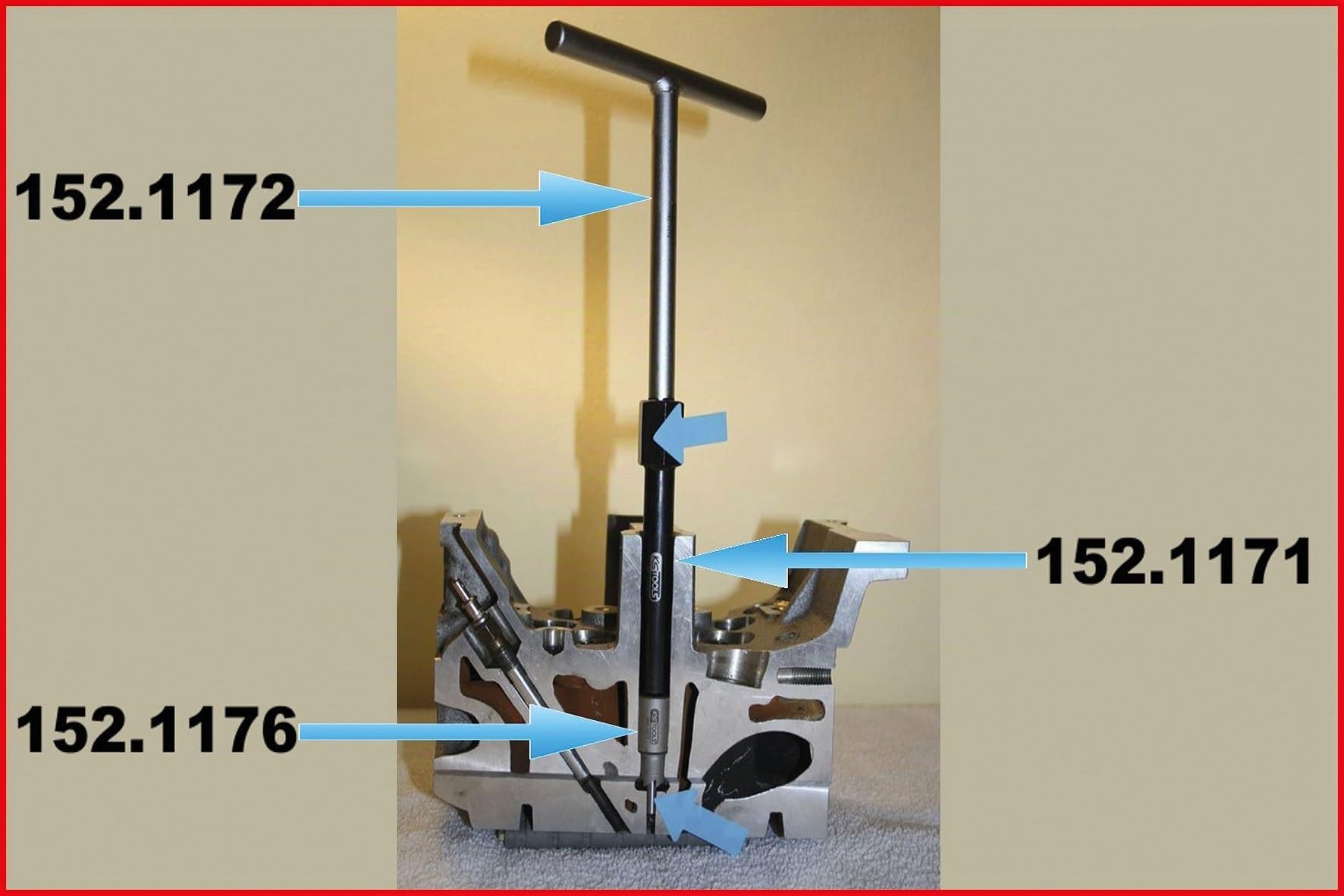 KS Tools 152.1171 support tête de fraisage SW19 3/8" entraînement