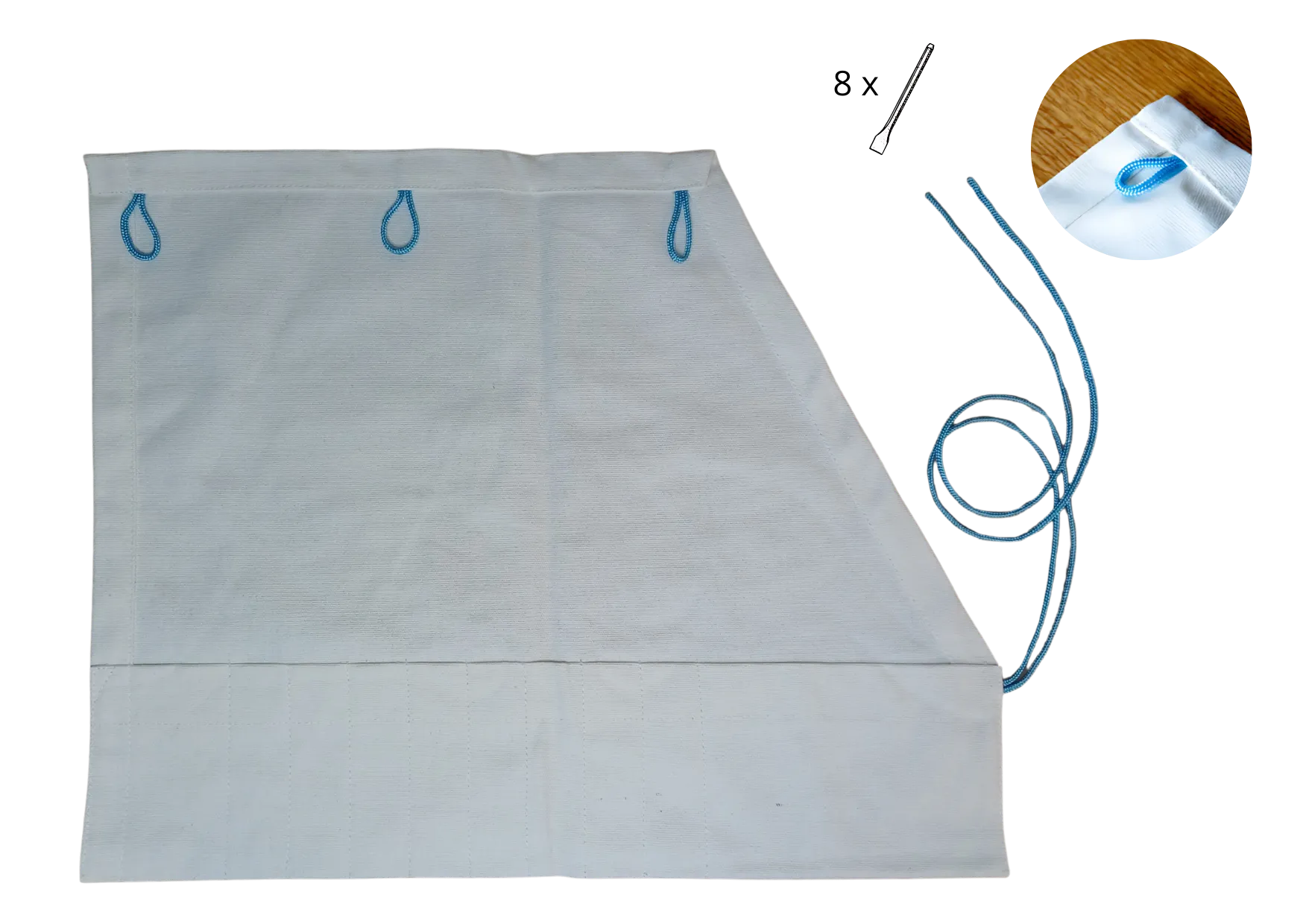Guillet trousse rangement canvas coton 12 outils