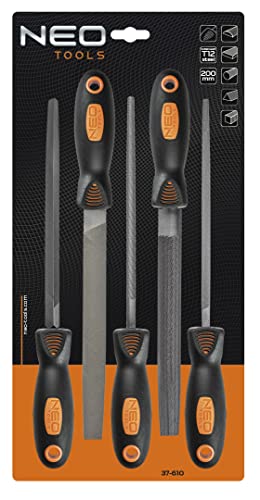NEO TOOLS 37-610 jeu de limes 5 pièces acier T12
