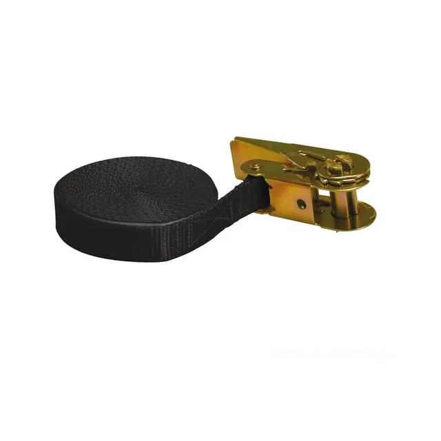 Mondelin sangle à cliquet noire 25 mm 5 m arrimage