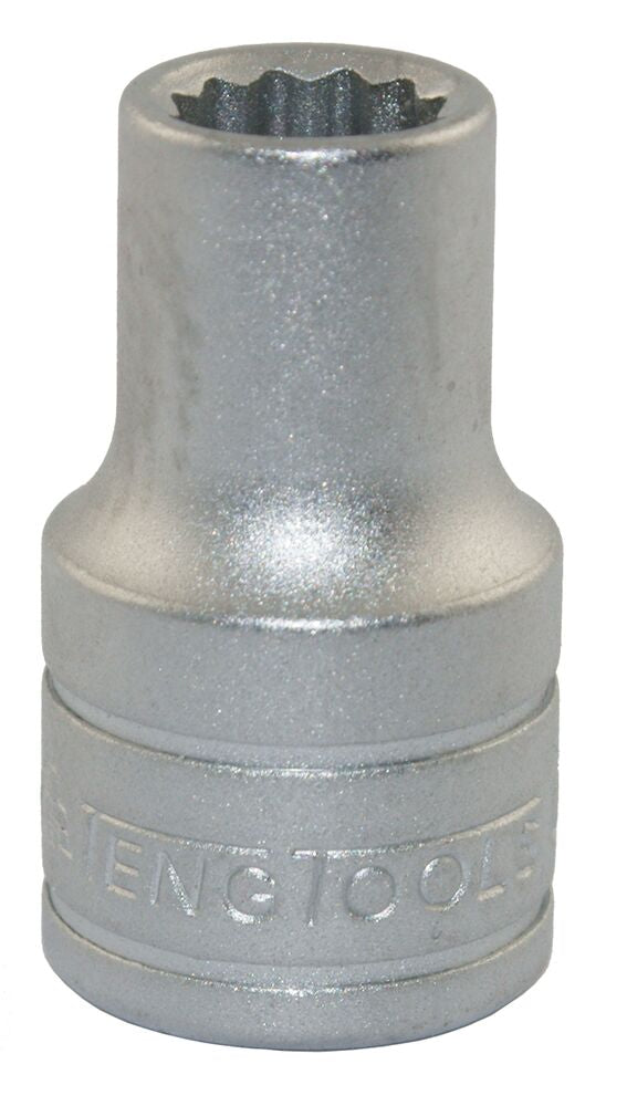 Teng Tools douille 1/2" 16mm 12 pans métrique